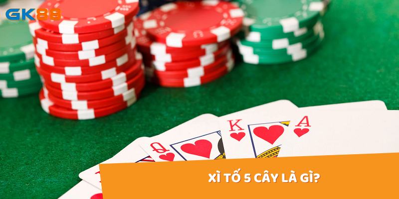Xì tố 5 cây là một trò chơi bài dựa trên cách so sánh sức mạnh của các bộ bài
